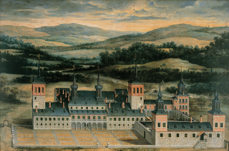 Atribuido a Félix Castello: Vista del Palacio de Valsaín, ca. 1633. Patrimonio Nacional.