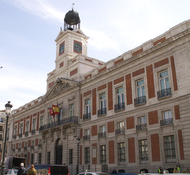 Real Casa de Correos, actual sede de la Presidencia de la Comunidad de Madrid.