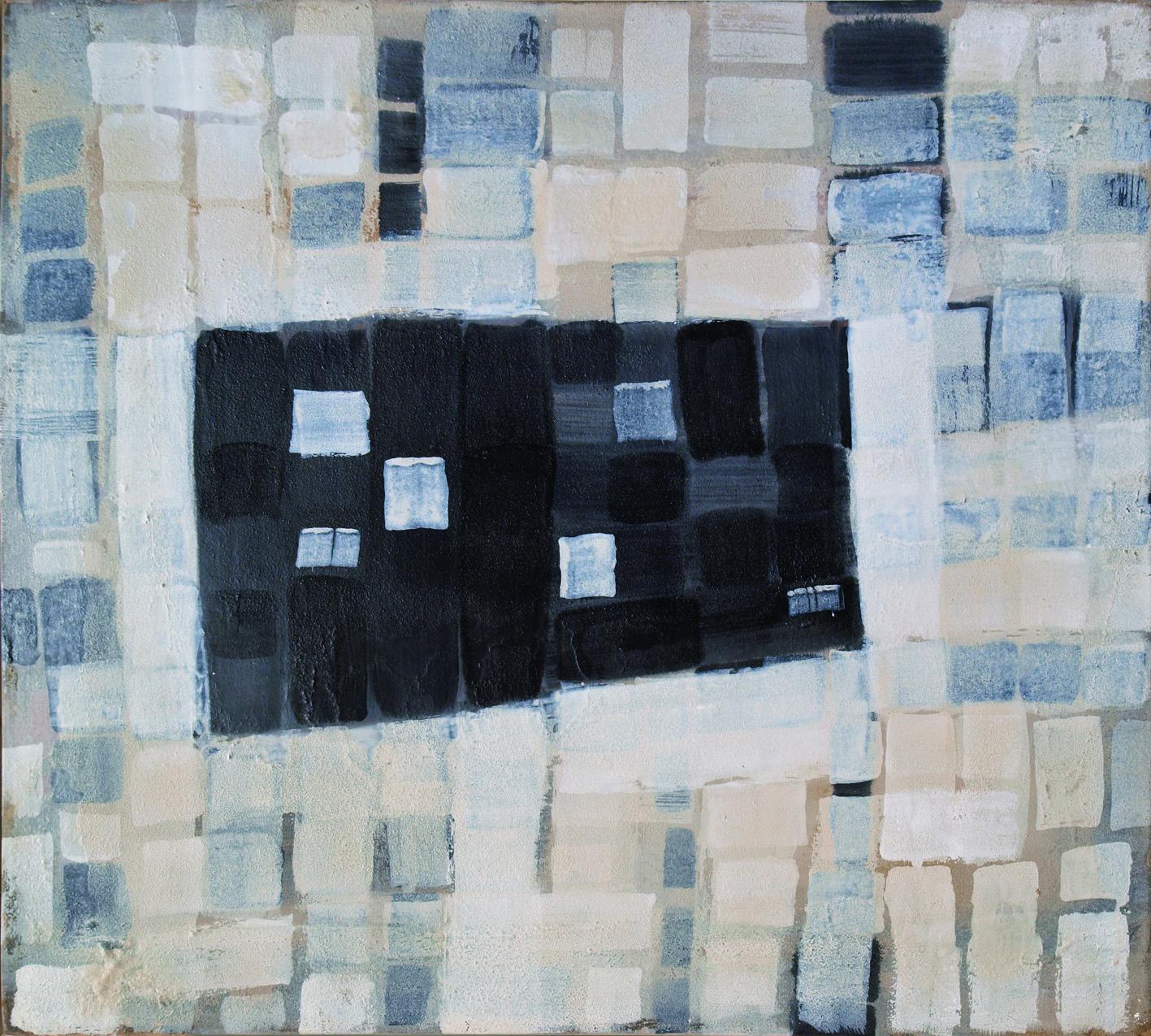 José María de Labra: Sin título, c. 1956. Vinílico sobre táblex, 47,2 x 52,5 cm.