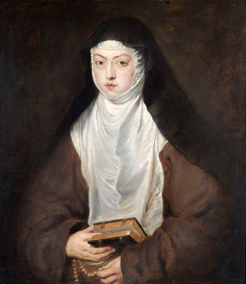 Pedro Pablo Rubens: Retrato de Son Ana Dorotea. Madrid, Monasterio de las Descalzas Reales.