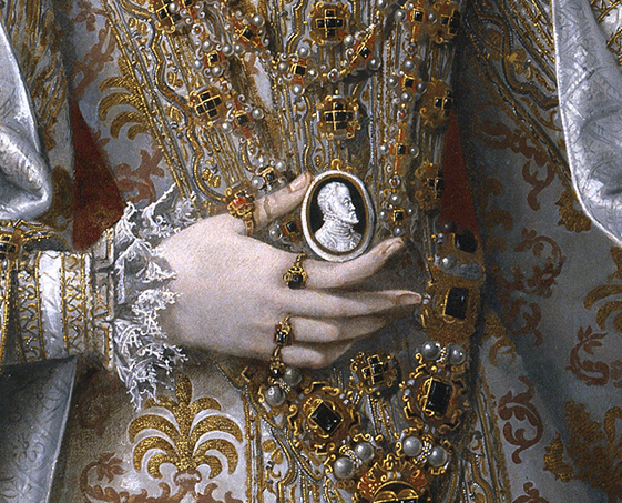 Alonso Sánchez Coello: Isabel Clara Eugenia y Magdalena Ruiz, 1585-1588. Museo Nacional del Prado, Madrid.