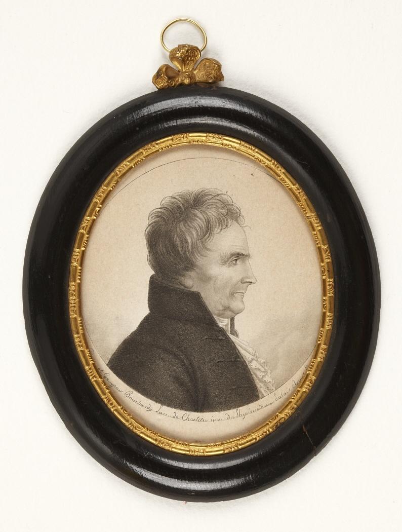 Étienne Bouchardy: Crispín de Larra. Fisionotrazo al aguatinta, ca. 1808-1815. Museo Nacional del Romanticismo, Madrid