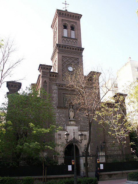 Vista de la Iglesia de San Fermín de los Navarros, Madrid.