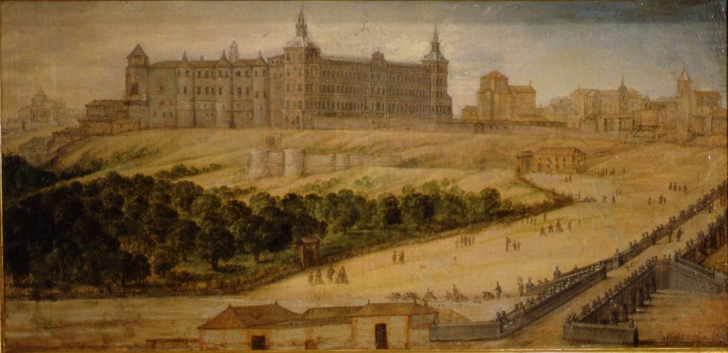 Félix Castello: Vista del Alcázar Real de Madrid, ca. 1630-1640. Museo de Historia de Madrid.