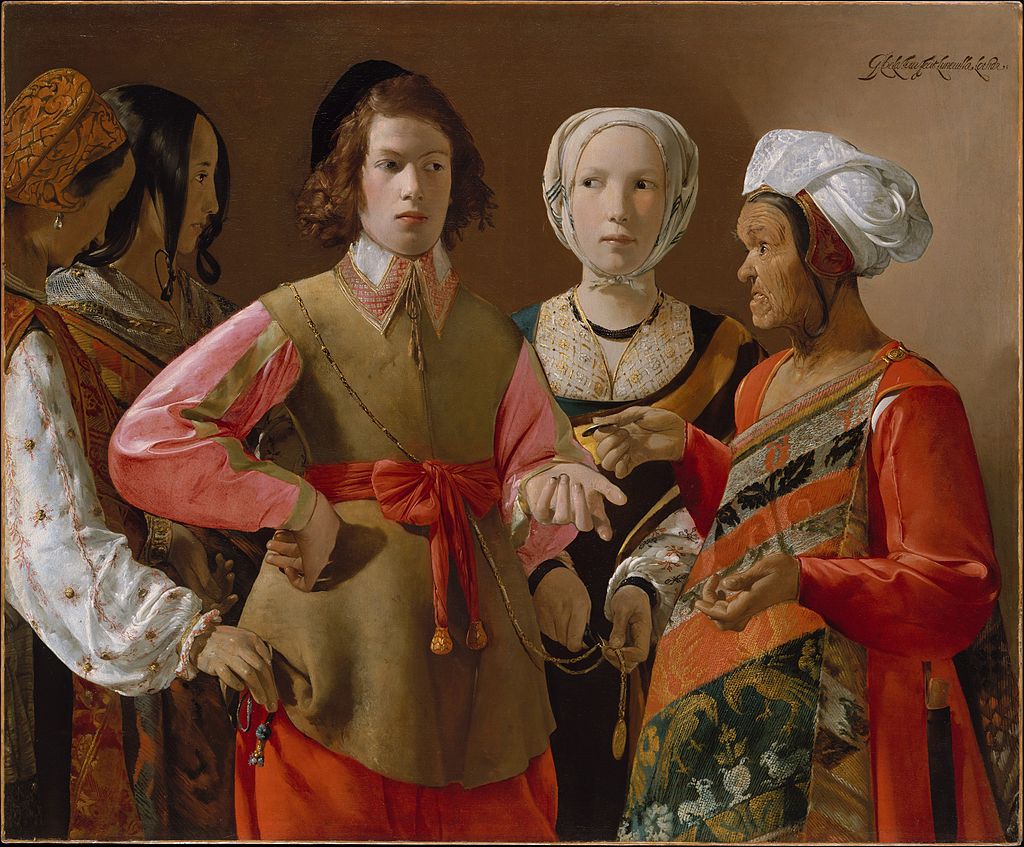 Georges de La Tour: La Buenaventura. Metropolitan Museum, New York.