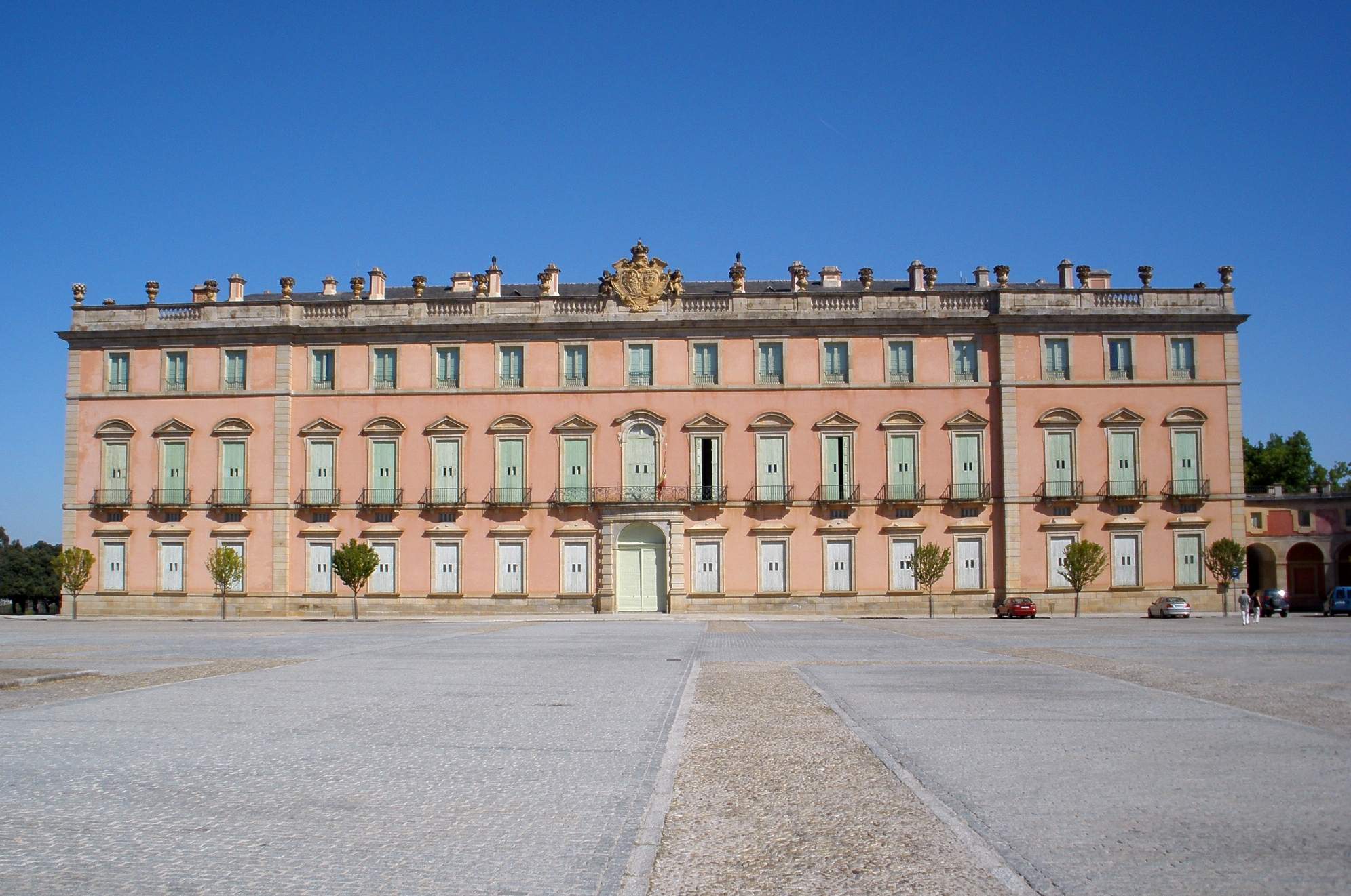 Vista del Palacio de Riofrío construído por Virgilio Rabaglio.