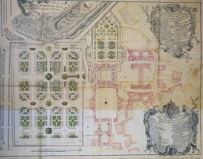 Juan Bautista Sachetti: Proyecto para el entorno del Palacio Real Nuevo. Biblioteca Nazionale Marciana, Venecia.