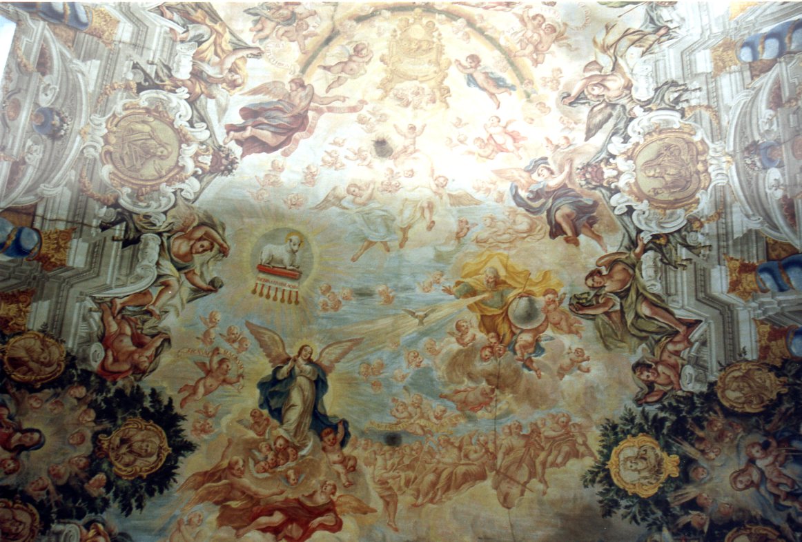 Juan Delgado: Bóveda de la Capilla de la Inmaculada, Instituto San Isidro, Madrid.