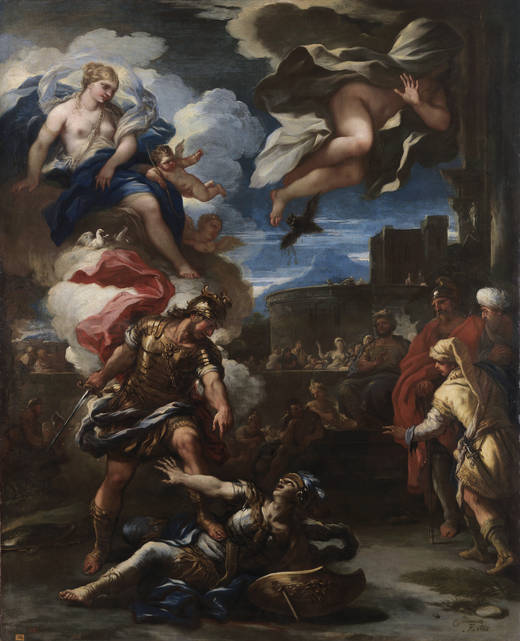 Luca Giordano: Turno vencido por Eneas. Museo Nacional del Prado, Madrid.