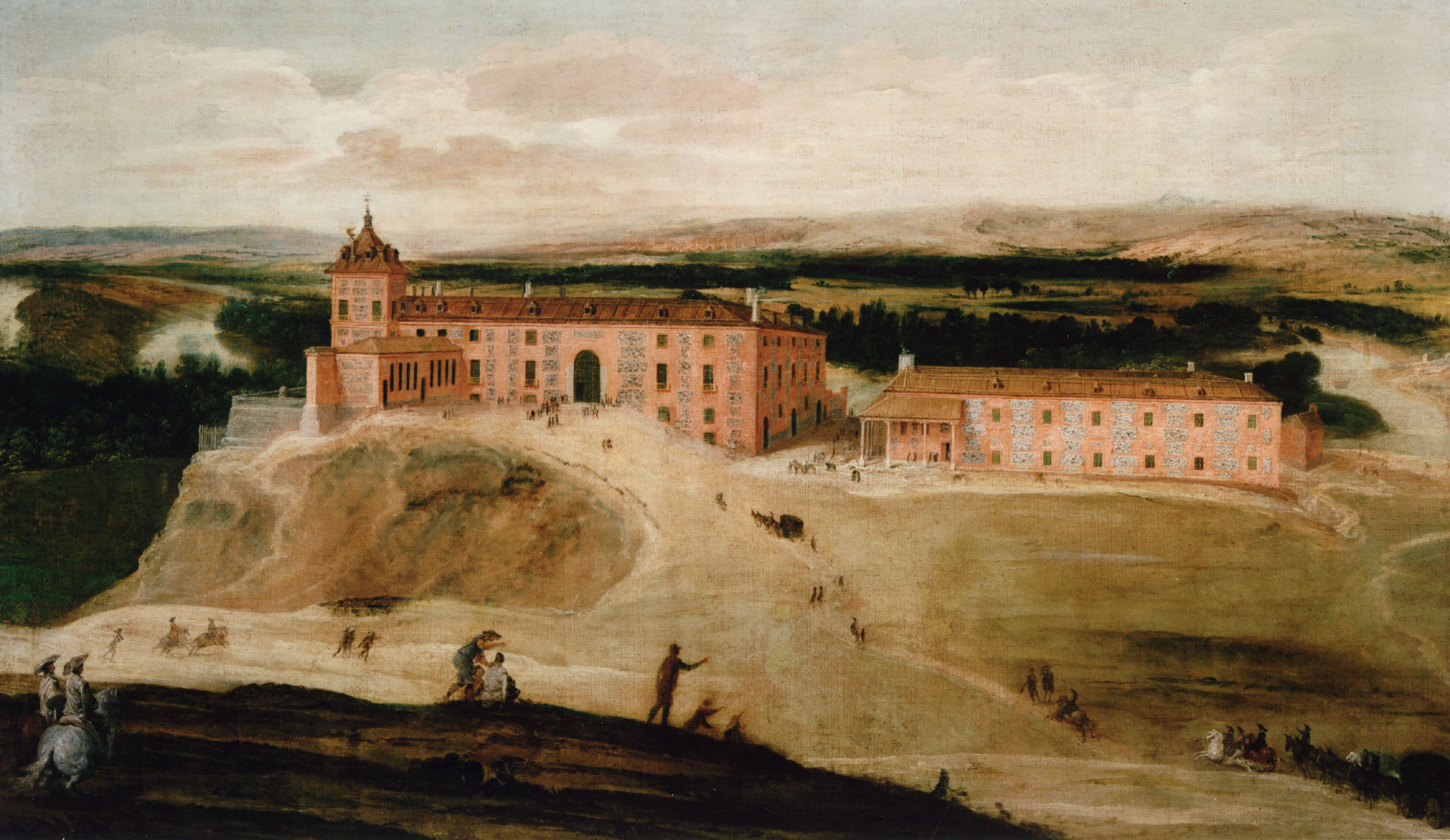 Jusepe Leonardo: Vista del Palacio Real de Aceca, ca. 1630. Madrid, Patrimonio Nacional.