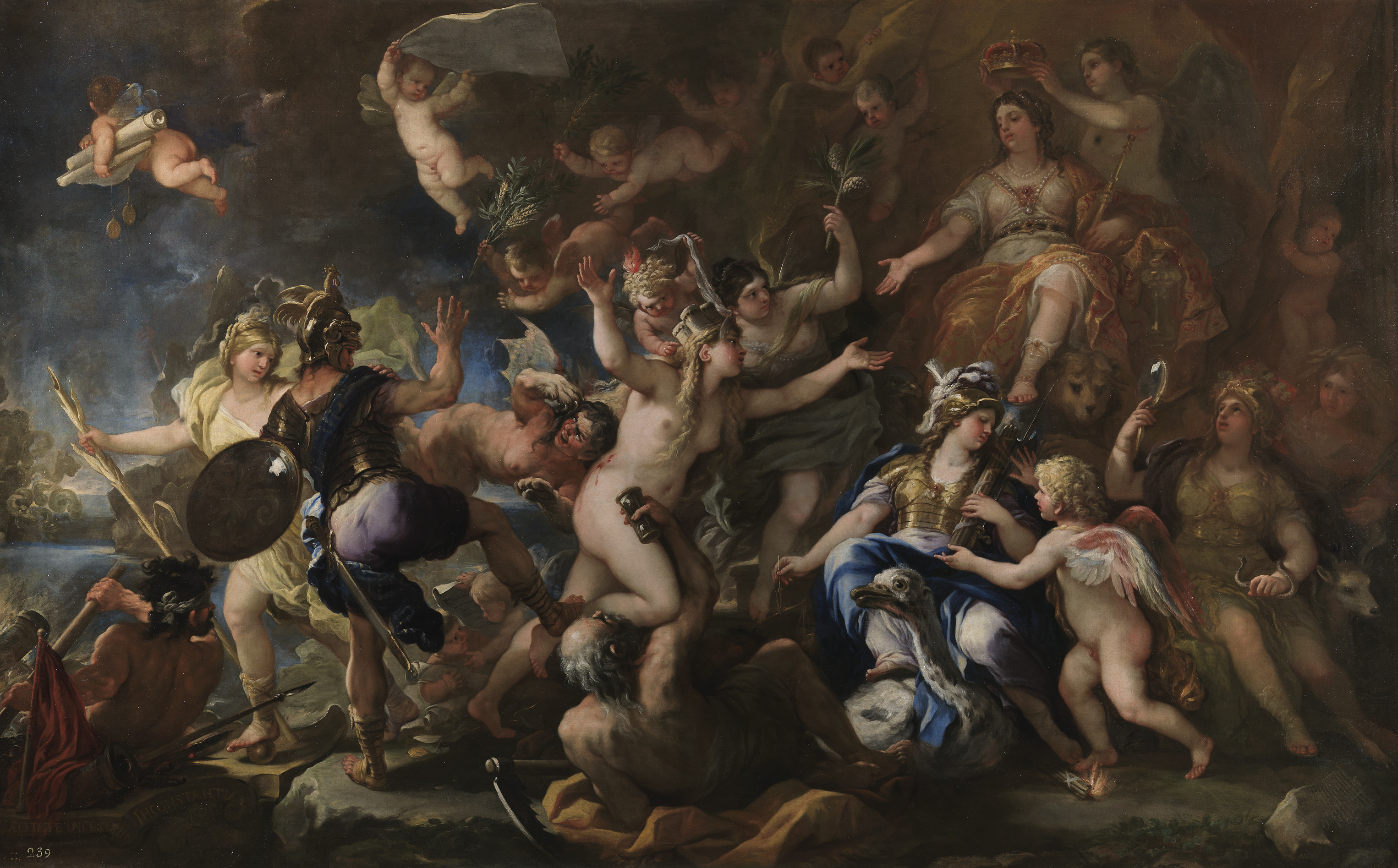 Luca Giordano: Mesina restituída a España. Museo Nacional del Prado, Madrid.