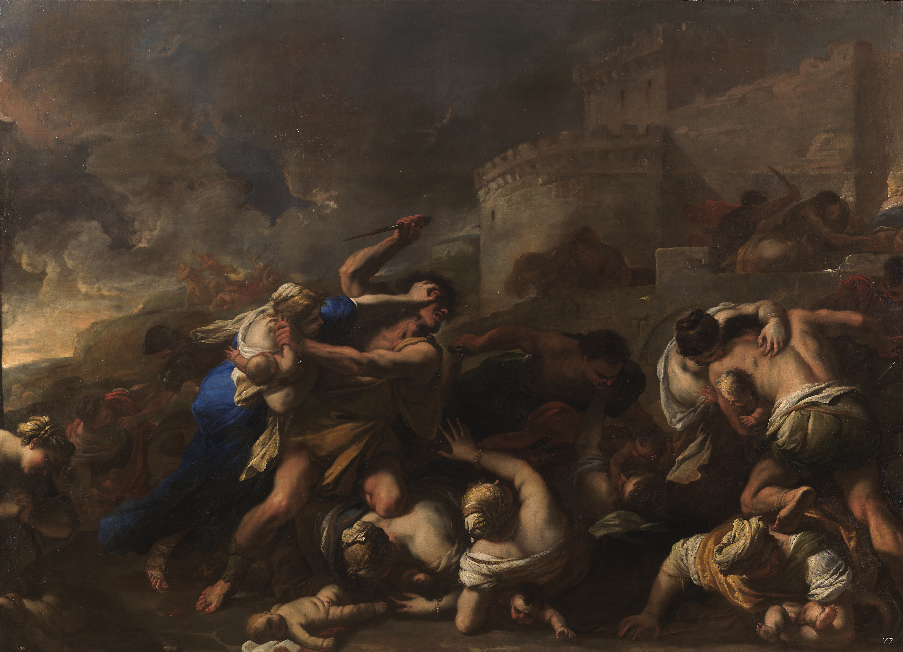 Luca Giordano: La degollación de los Inocentes. Museo Nacional del Prado, Madrid.