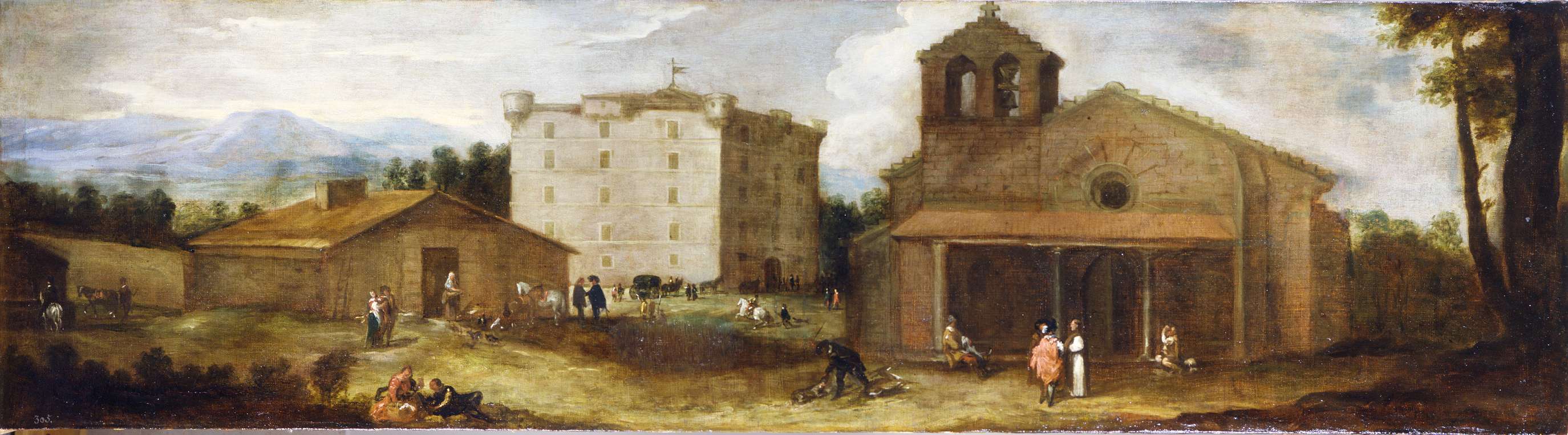 Benito Manuel de Agüero: Vista del Campillo. Museo Nacional del Prado, en préstamo a Patrimonio Nacional.