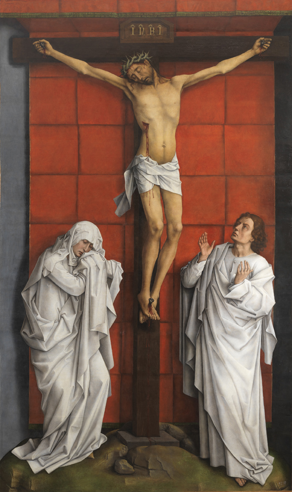 Rogier Van der Weyden: La Crucifixión. Patrimonio Nacional.