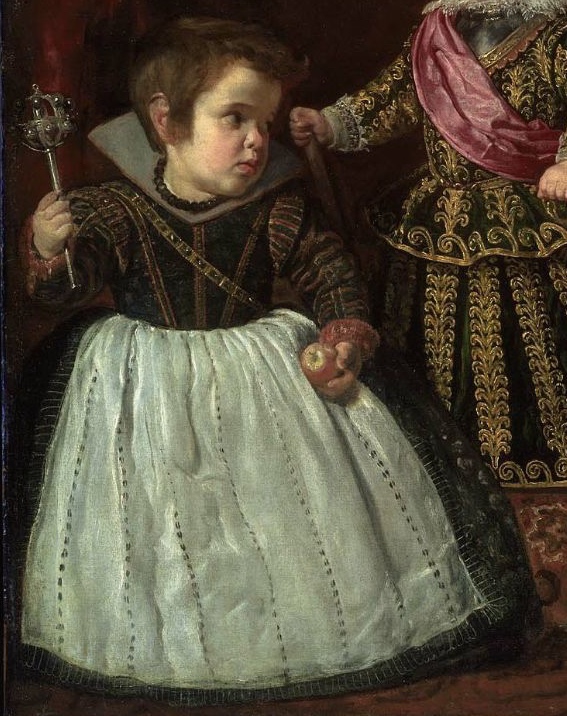 Diego Velázquez: Detalle del enano.