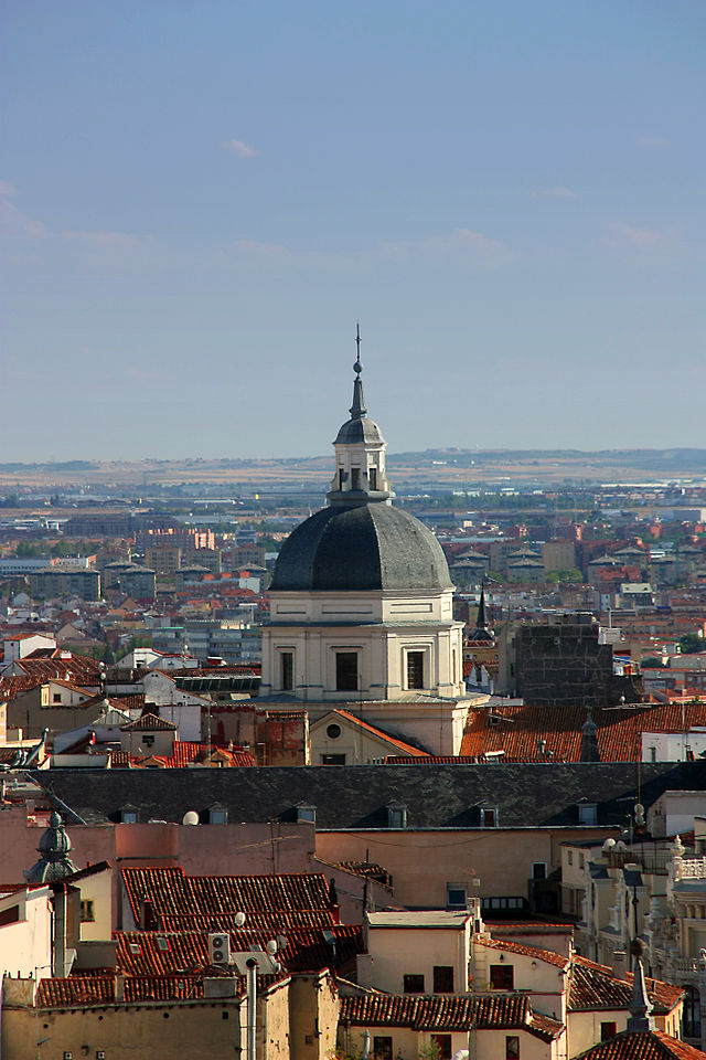 Vista de la Cúpula encamonada de la Colegiata de San Isidro.