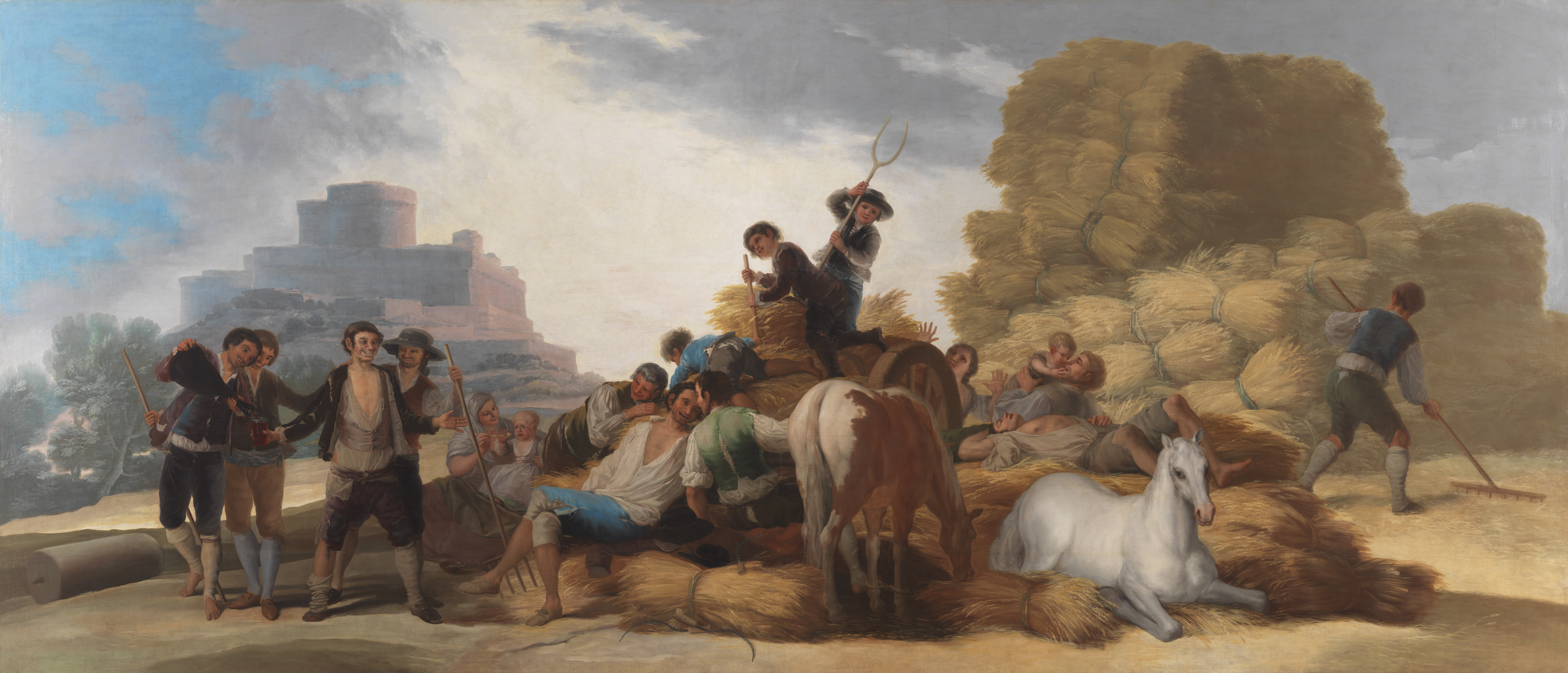 Francisco de Goya: La era o el Verano. Después de la restauración. Museo Nacional del Prado, Madrid.