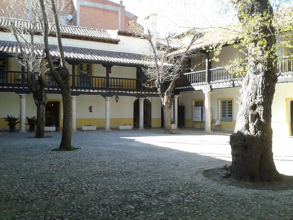 Patio central del Hospitalillo de San José de Getafe.