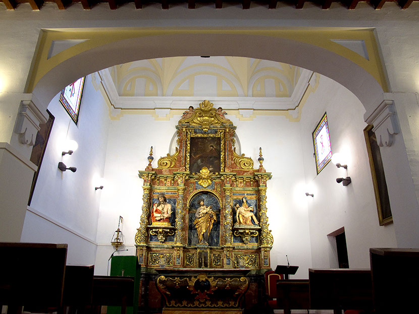Interior de la capilla del Hospitalillo de San José en Getafe.