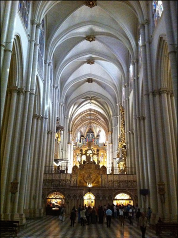 Interior de la Catedral de Toledo.