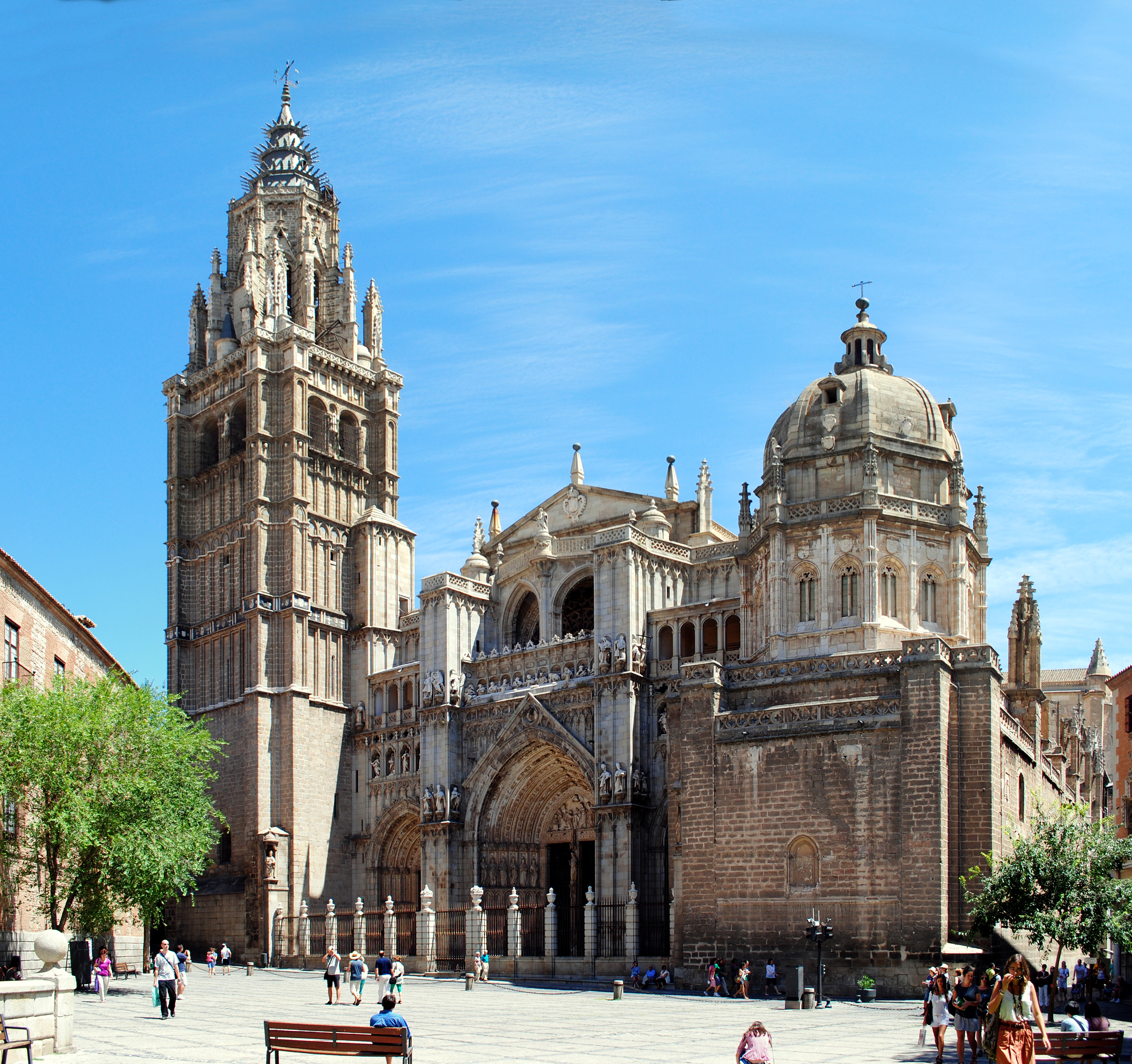 Vista exterior de la Catedral de Toledo