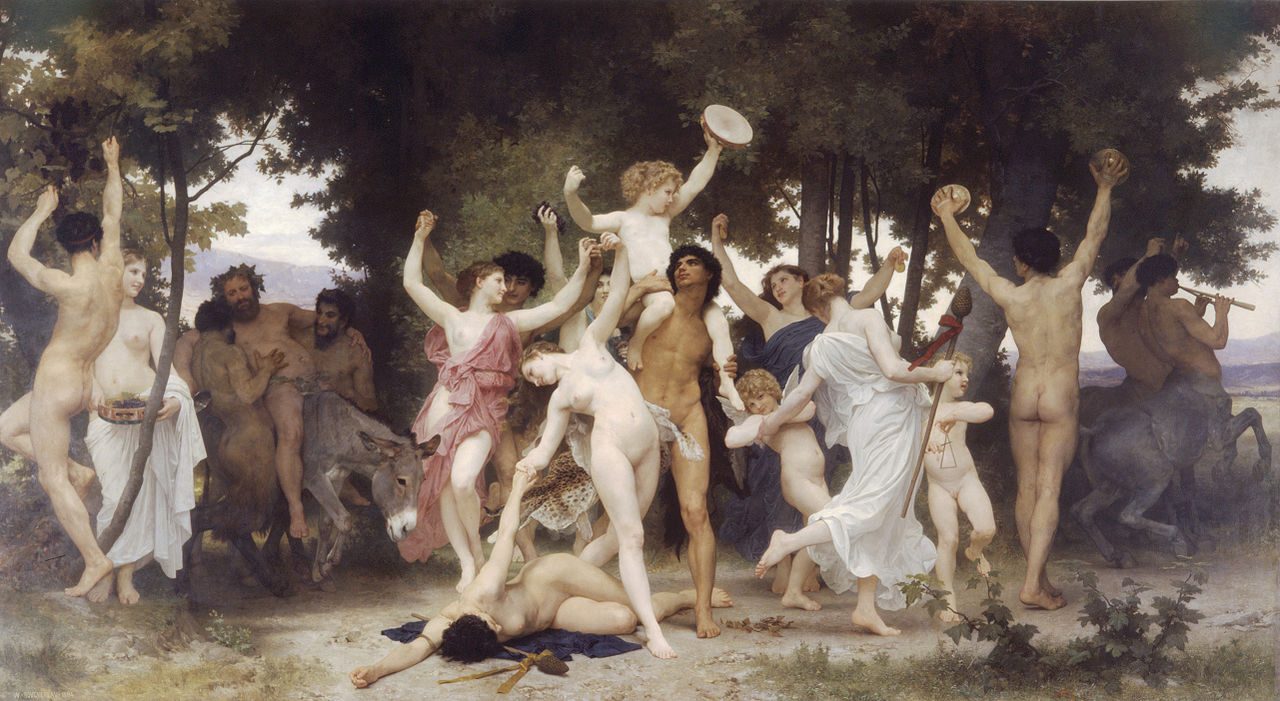 William-Adolphe Bouguereau: La juventud de Baco. París, Museé D'Orsay.