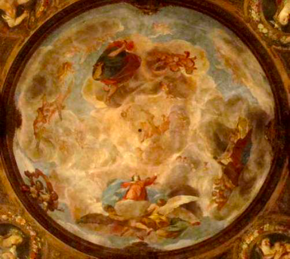 Antonio Palomino: Cúpula de la Asunción de la Virgen en el Oratorio de la Casa de la Villa de Madrid.