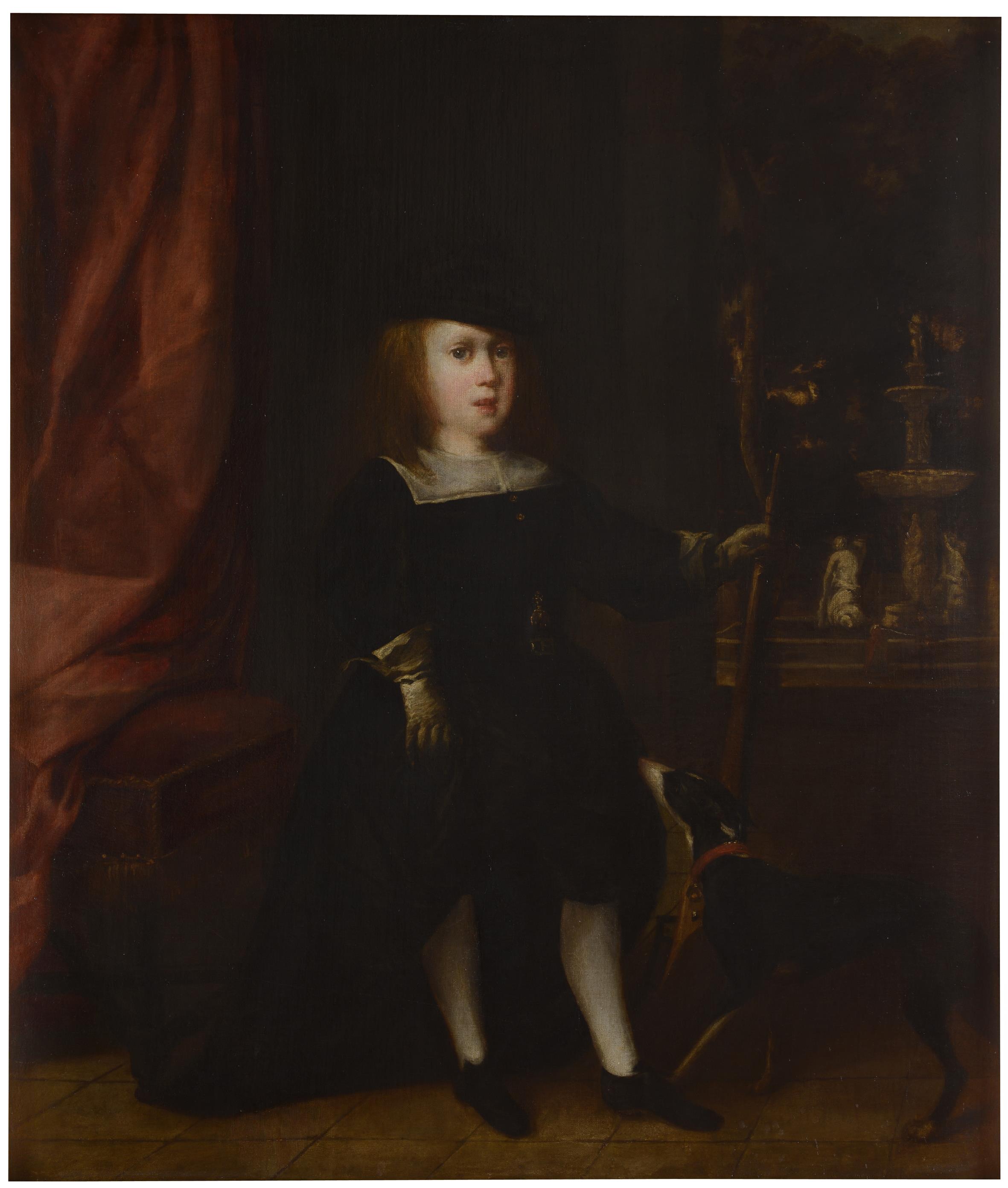 Anónimo madrileño: Carlos II niño como cazador. Madrid, Museo Nacional del Prado.