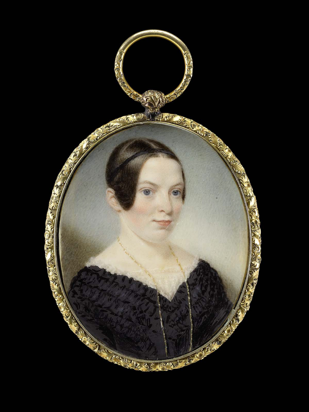 Sarah Goodridge: Retrato de Mrs. Edward Appleton. Museo de Bellas Artes de Boston.