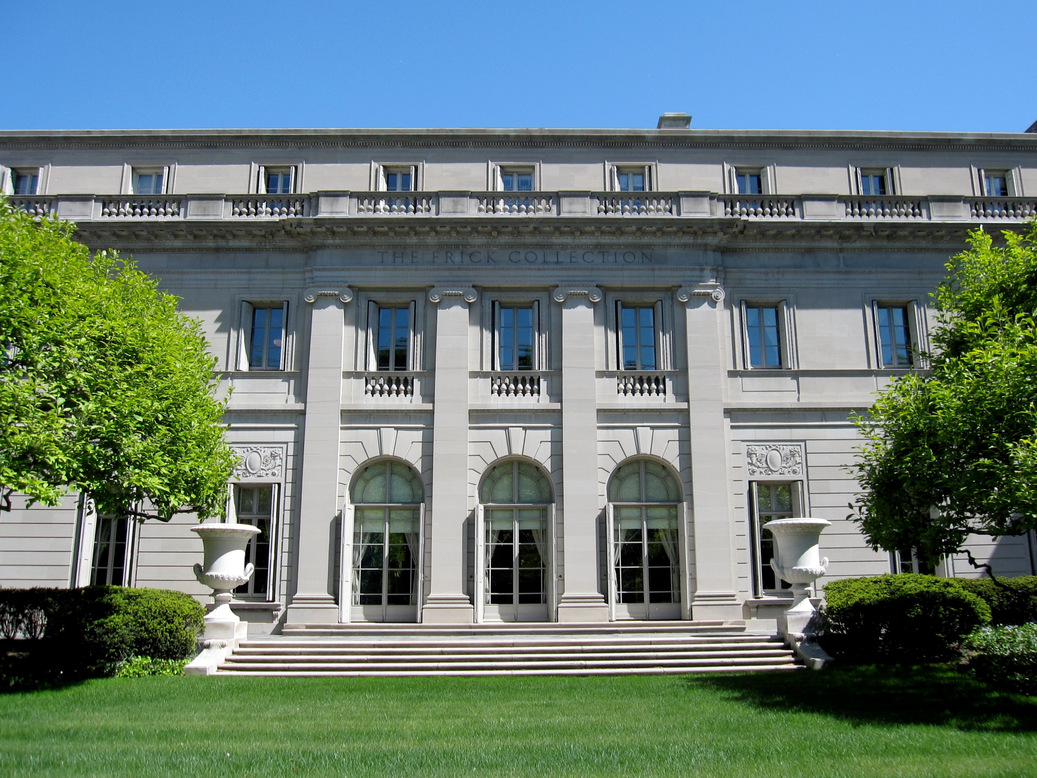 Vista exterior de la Frick Collection.