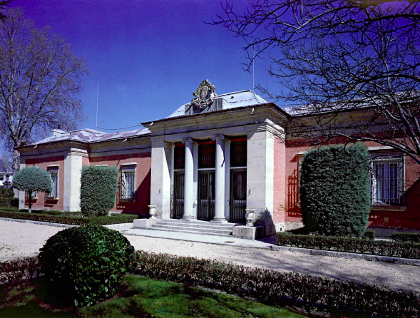 Vista exterior de la Casita del Príncipe en El Pardo.