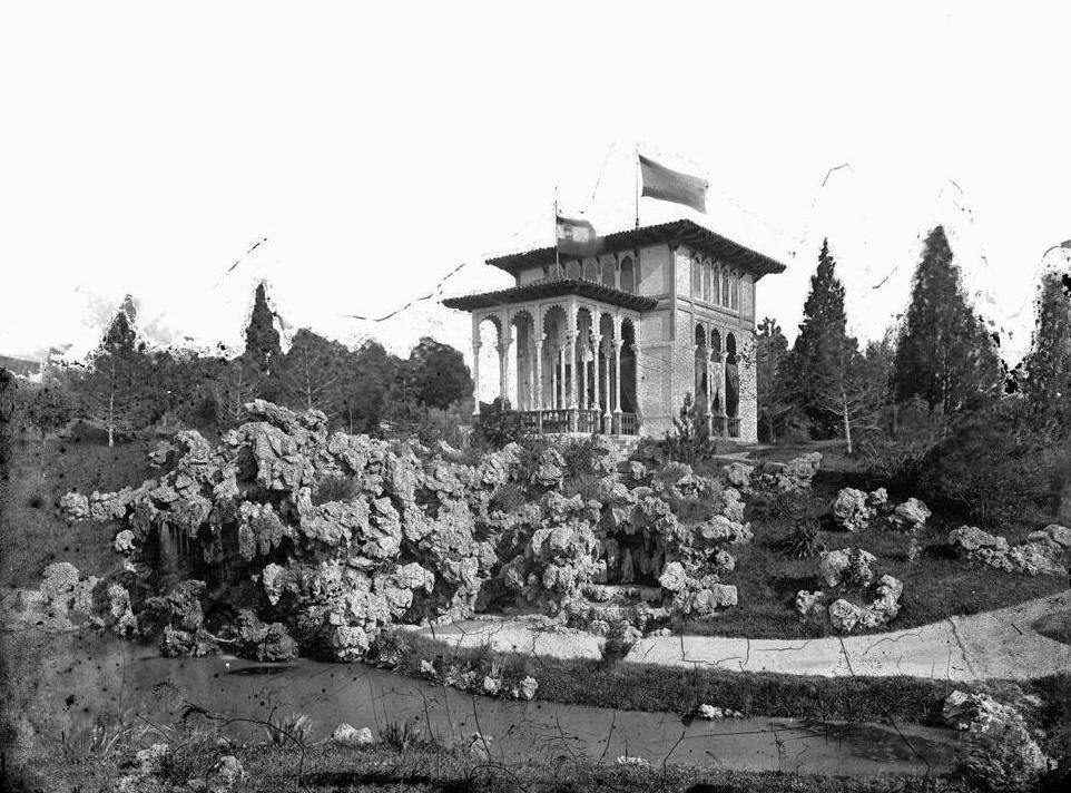 J. Laurent: El Pabellón árabe del Retiro (desaparecido en la década de los 50 del siglo XX). Fondo IPHE.