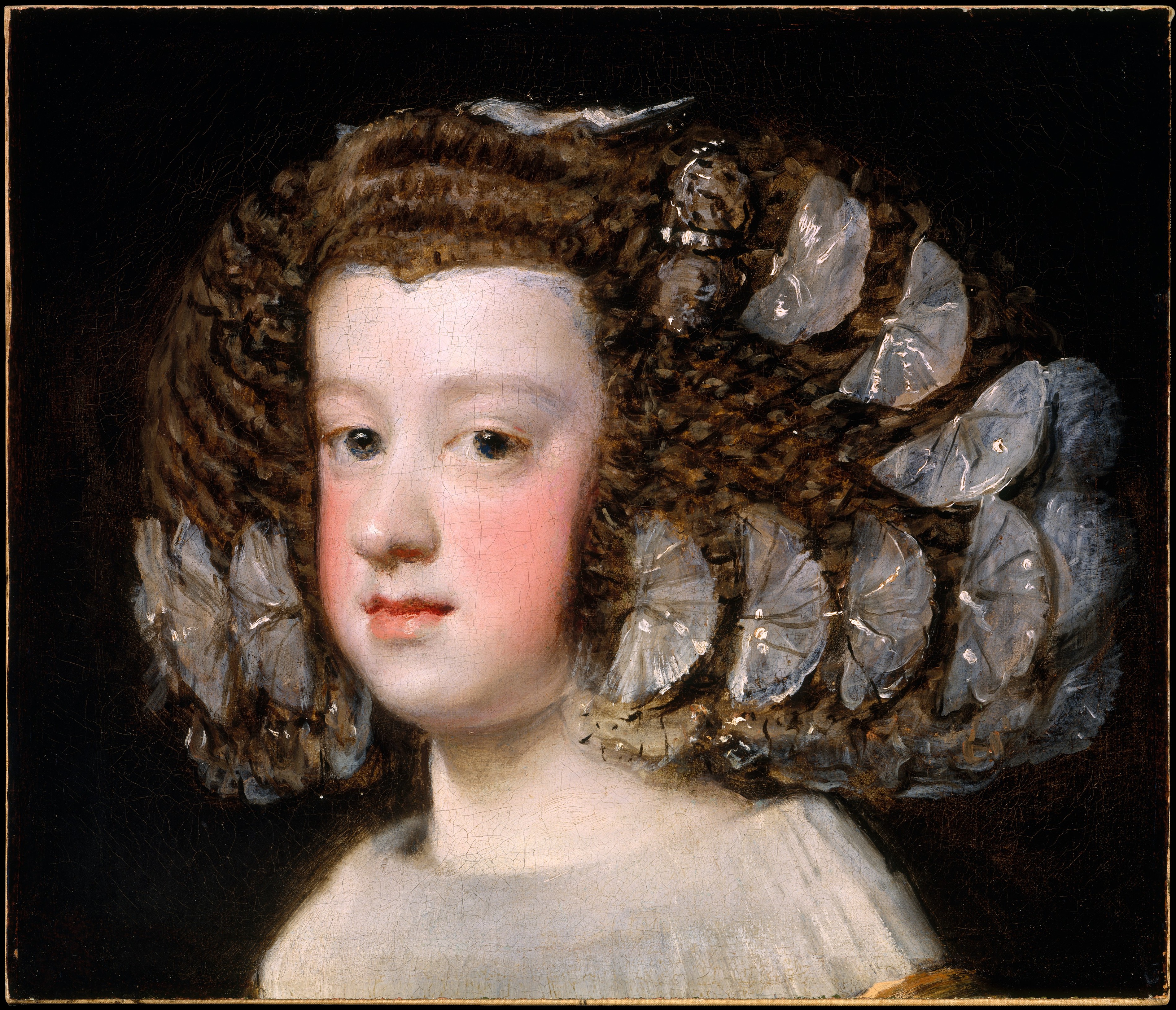 Diego Rodrigo de Silva y Velázquez: Retrato de la Infanta María Teresa. Museo Metropolitano de Nueva York.