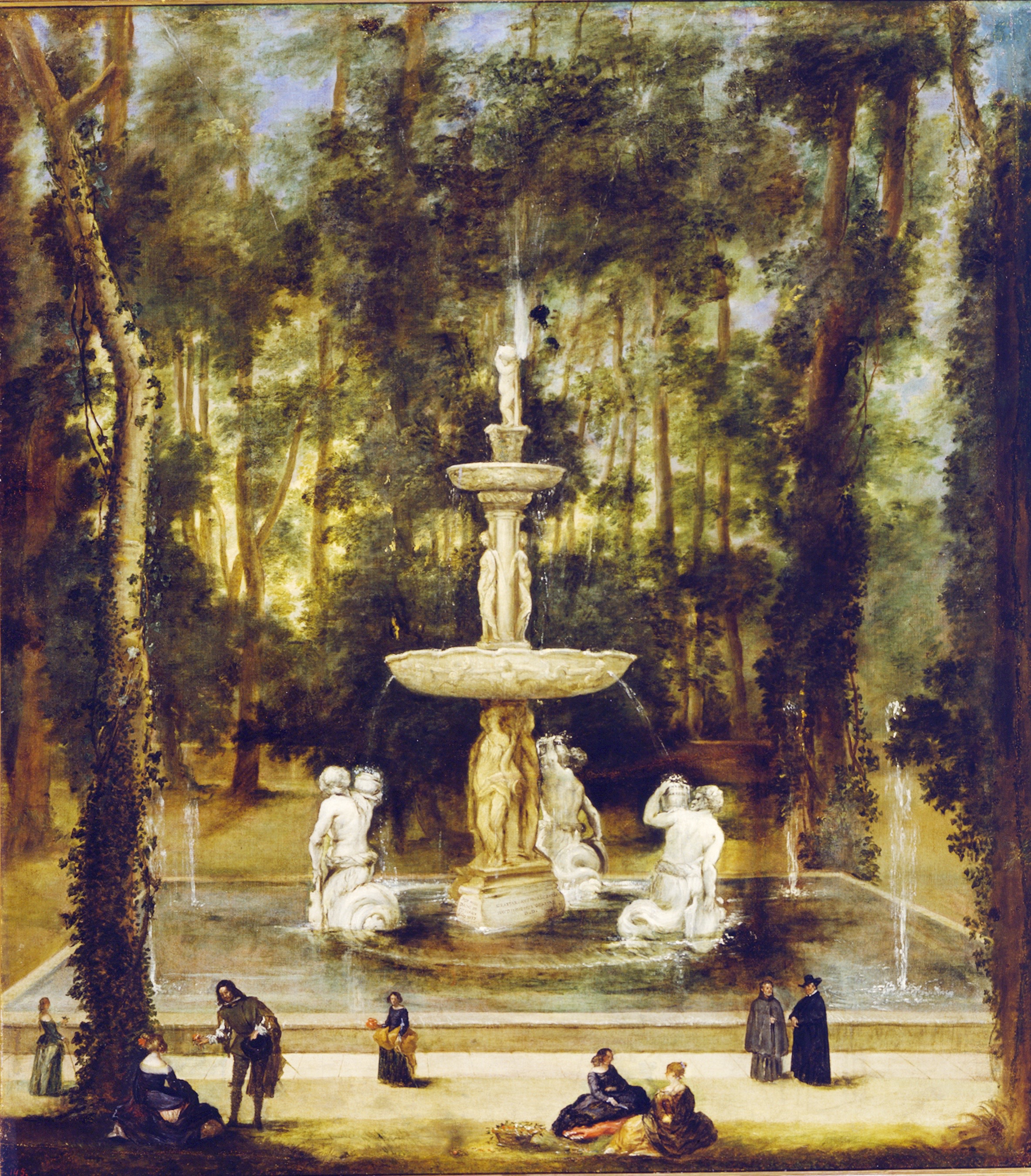 Benito Manuel de Agüero: Fuente de los Tritones en Aranjuez. Madrid, Museo Nacional del Prado.