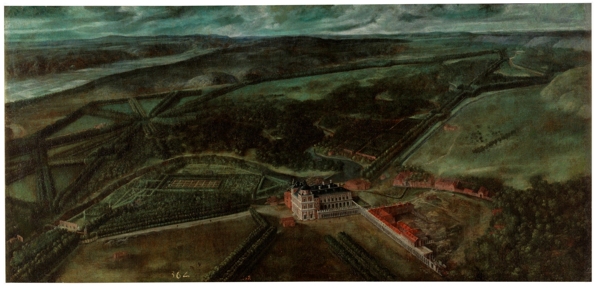 Anónimo: Vista de Aranjuez, ca. 1636. Madrid, Museo Nacional del Prado.