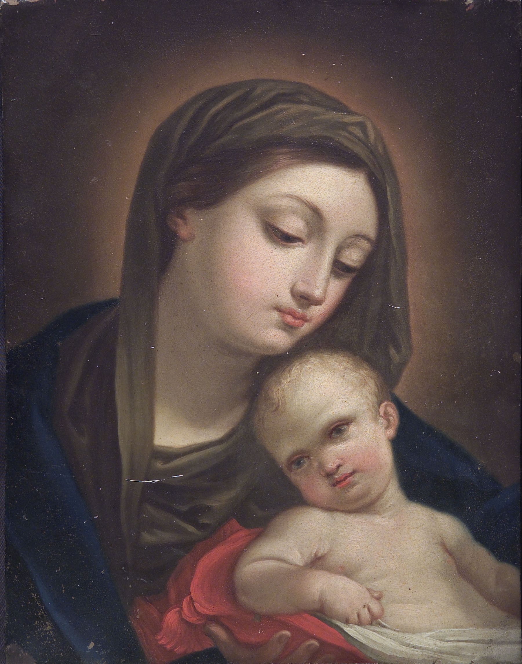 Catherina Cherubini: Virgen con el Niño, 1760. Roma, Accademia Nazionale di San Luca.