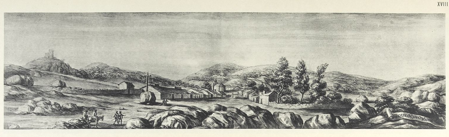 Pier María Baldi: Vista de Torrelodones, siglo XVII.