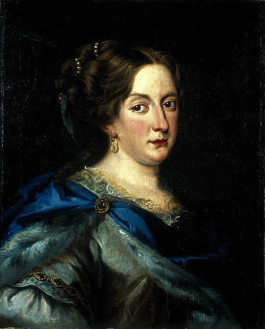 Jacob Ferdinand Voet: Retrato de la reina Cristina de Suecia, ca. 1670-1675.