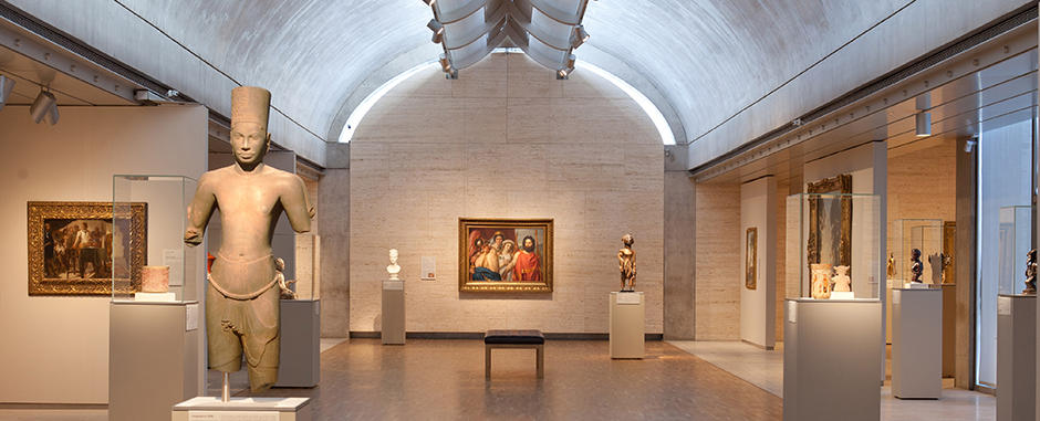 Interior de una de las galerías del Museo Kimbell.