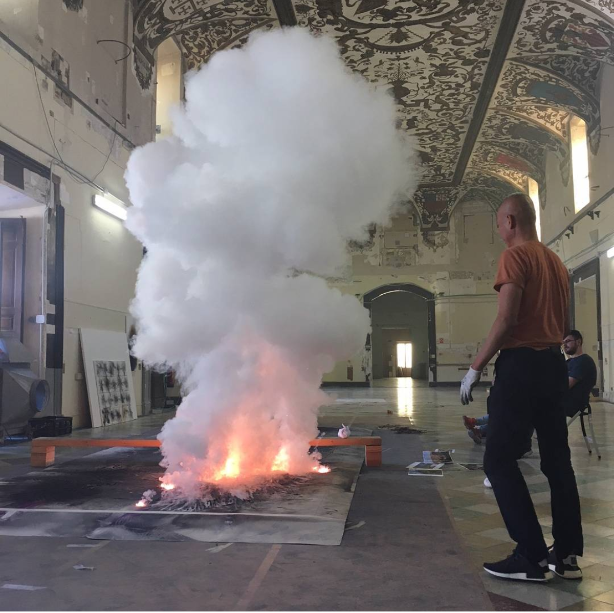 Humo y pólvora en el Salón de Reinos. Cai Guo-Qiang y el Museo del Prado