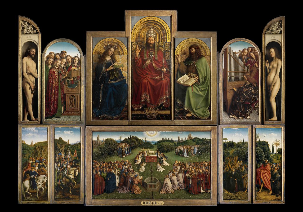 Ante la restauración del políptico de los hermanos van Eyck de Gante