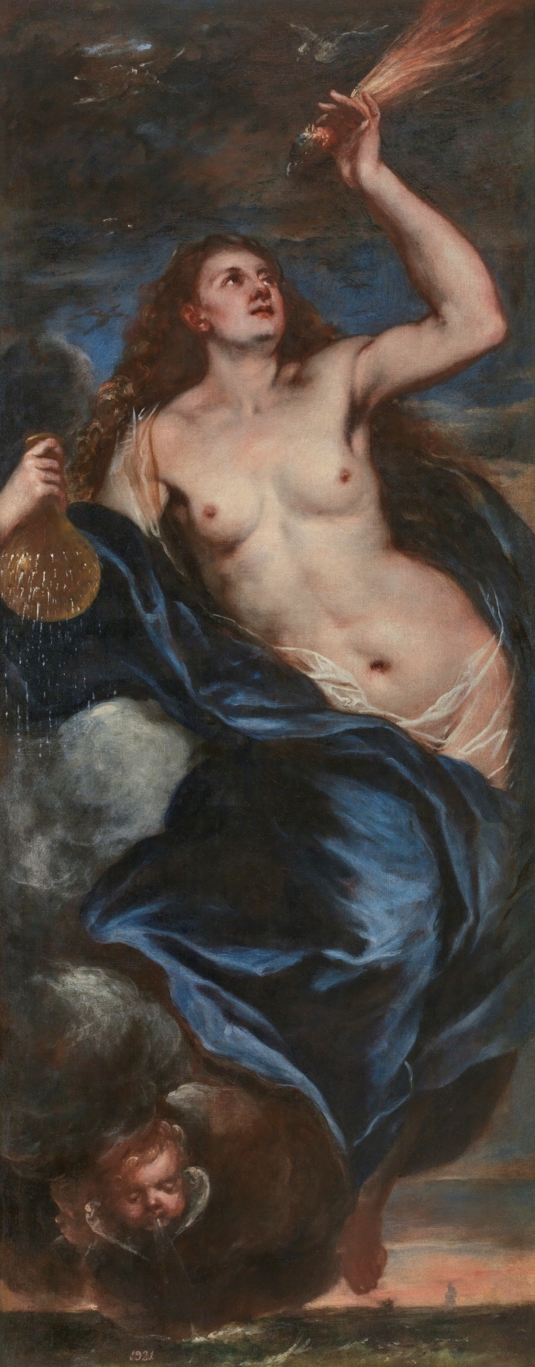 Un detalle de la pintura “El Aire” del Museo del Prado